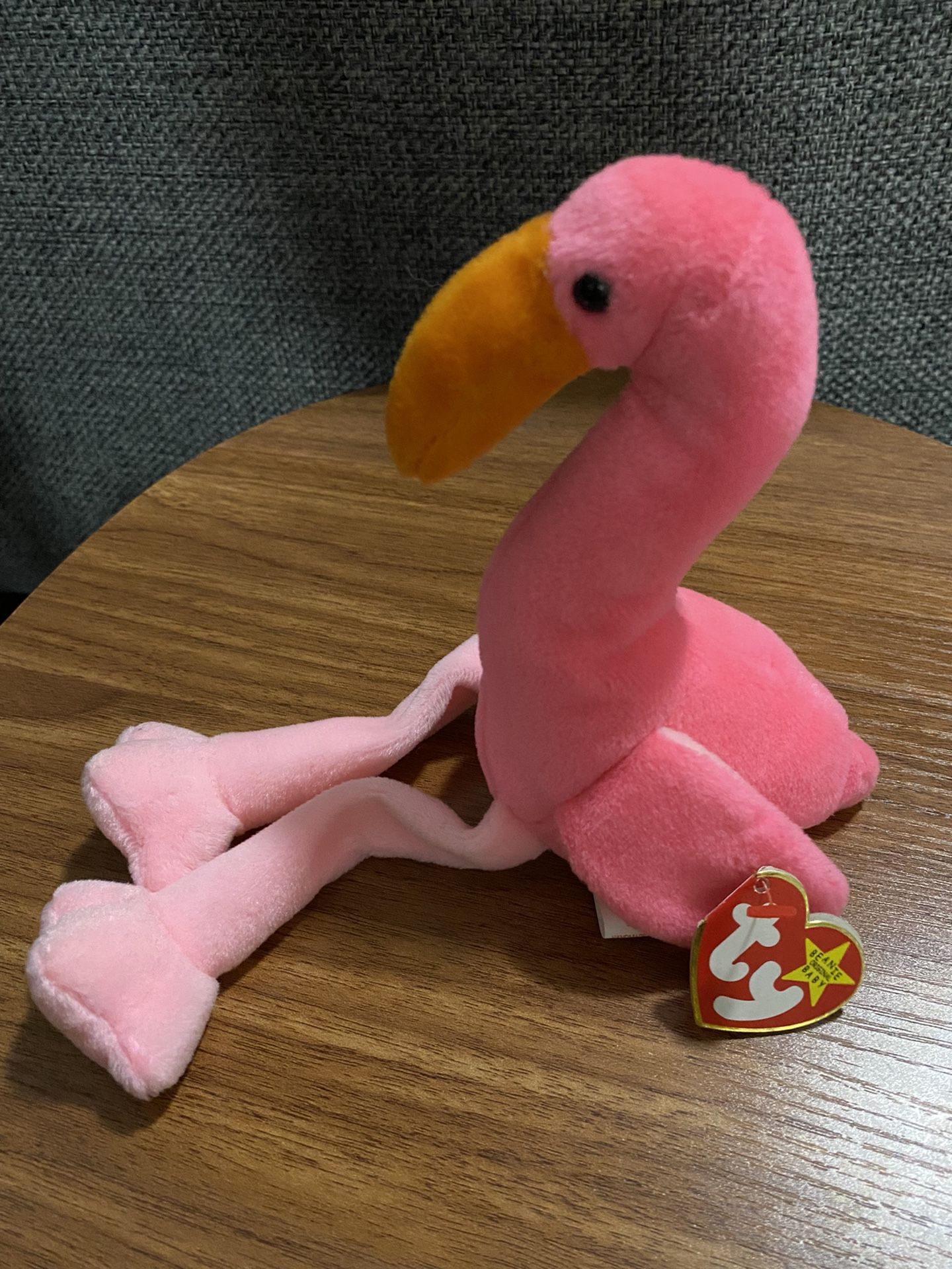 Vintage 1990s TY Beanie Baby - Pinky