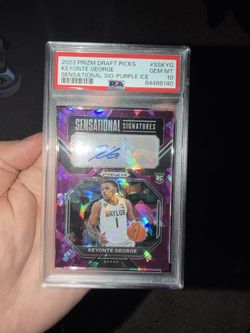 KEYONTE GEORGE ROOKIE AUTO /75 (Basketball Card)