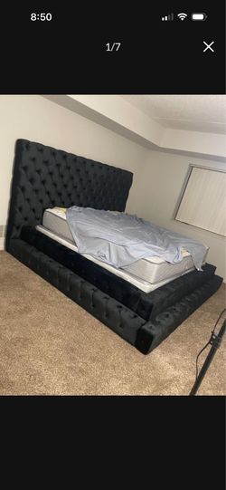 King Size Black Bed Fram