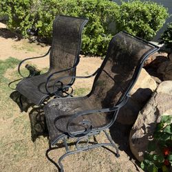 2 Wrought Iron Chairs