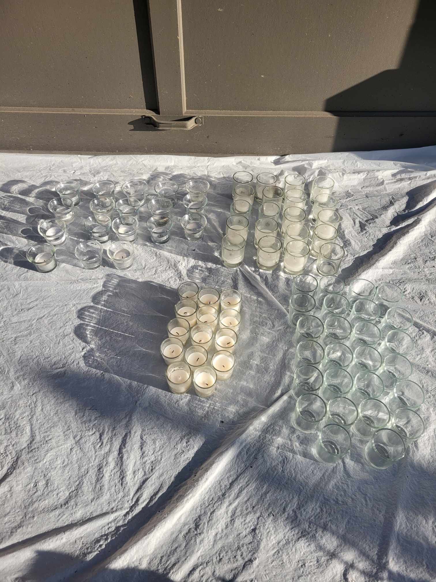 78 Votive Or Tealight Glass Candle Holders
