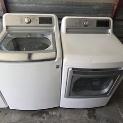 Lg Washer And Dryer Electric Matching Set  30 Day Warranty 