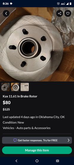 Front left/right rotors