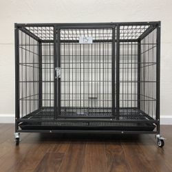 Brand New Heavy Duty 37” Stackable Dog Kennel 