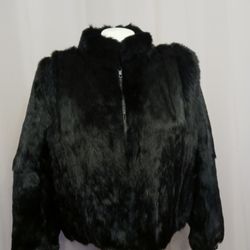 Fabulous Rex Rabbit Fur Jacket - Size M  "Was $200  Now $100"