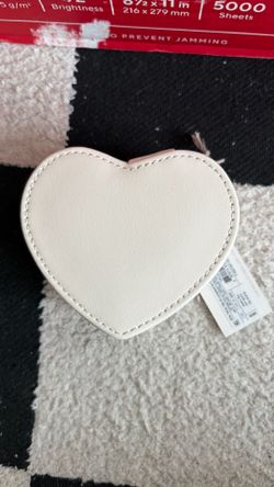 Heart-Shaped Jewelry Box with Tags