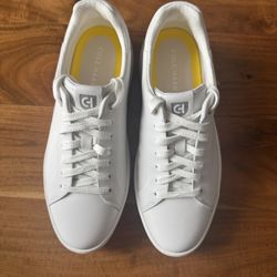 NEW Cole Haan GP Topspin Sneakers – White (Size 8.5)