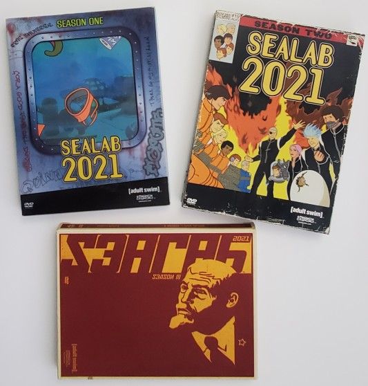 Sealab 2021 DVD Box Set Lot Season 1 2 3 Animated Adult Swim Cartoon NetworkTV Series
