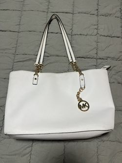 White MK Purse