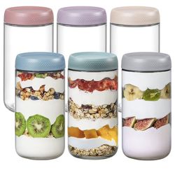 Glass jars with lids