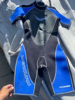 U.S. Divers Mercury Shorty Wetsuit size large Men 3/2mm
