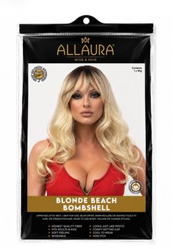 NWT Allaura Blonde Beach Bombshell Wig - Blonde