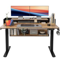 Standing Desk + Chair + Monitor Option – Moving Sale (Must Go This Weekend)