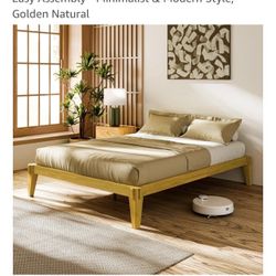 Queen Bed Frame+mattress 