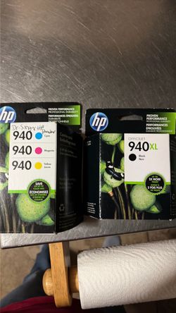 HP 940 Color Combo Pack + 940XL Black Ink
