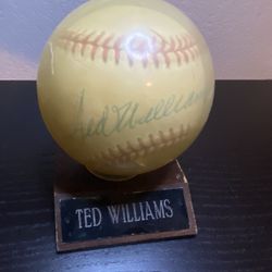 Ted Williams Signed Baseball No Paper Work 