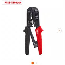 Milwaukee Ratcheting Pass-Through Crimper And Stripper