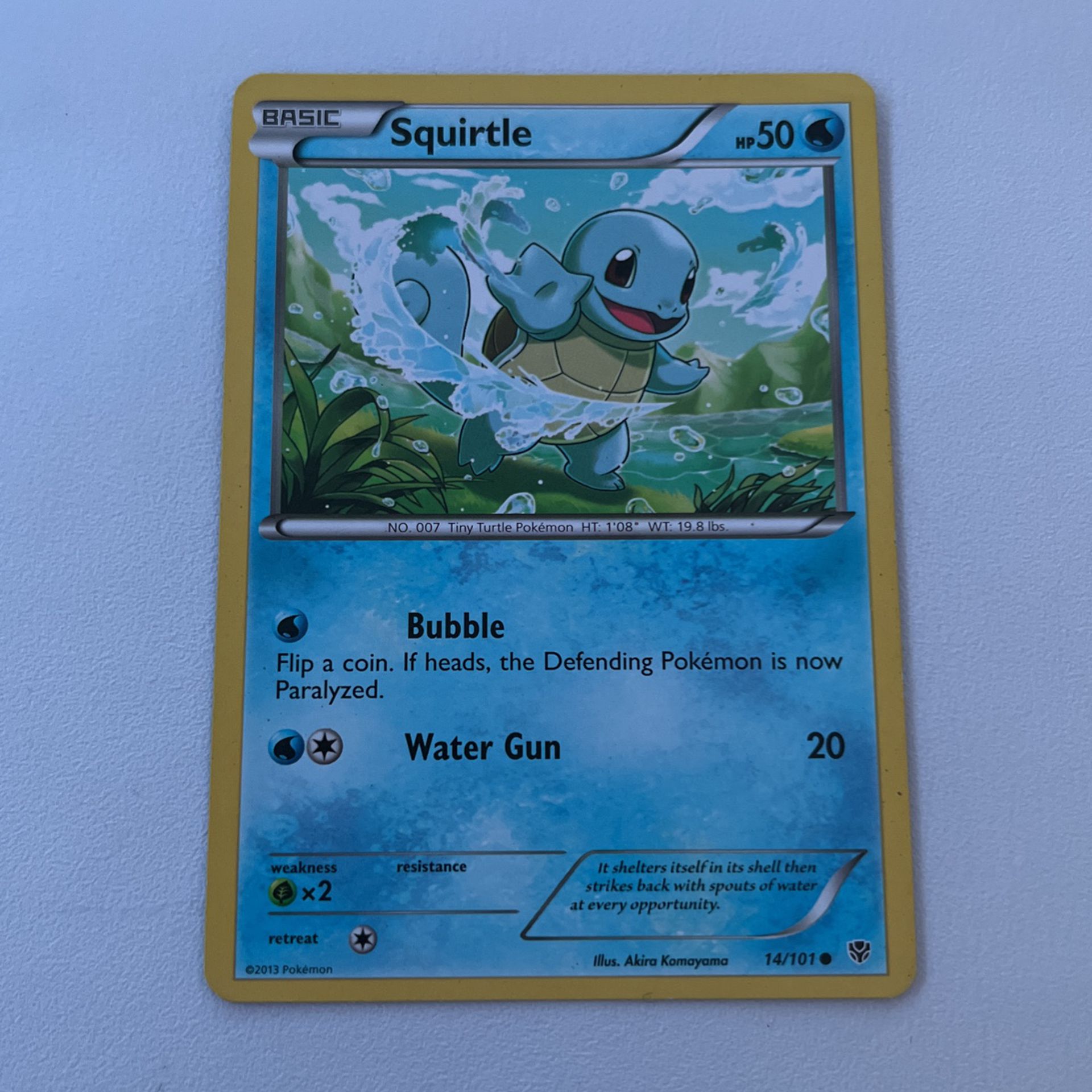 Pokémon Card, Squirtle