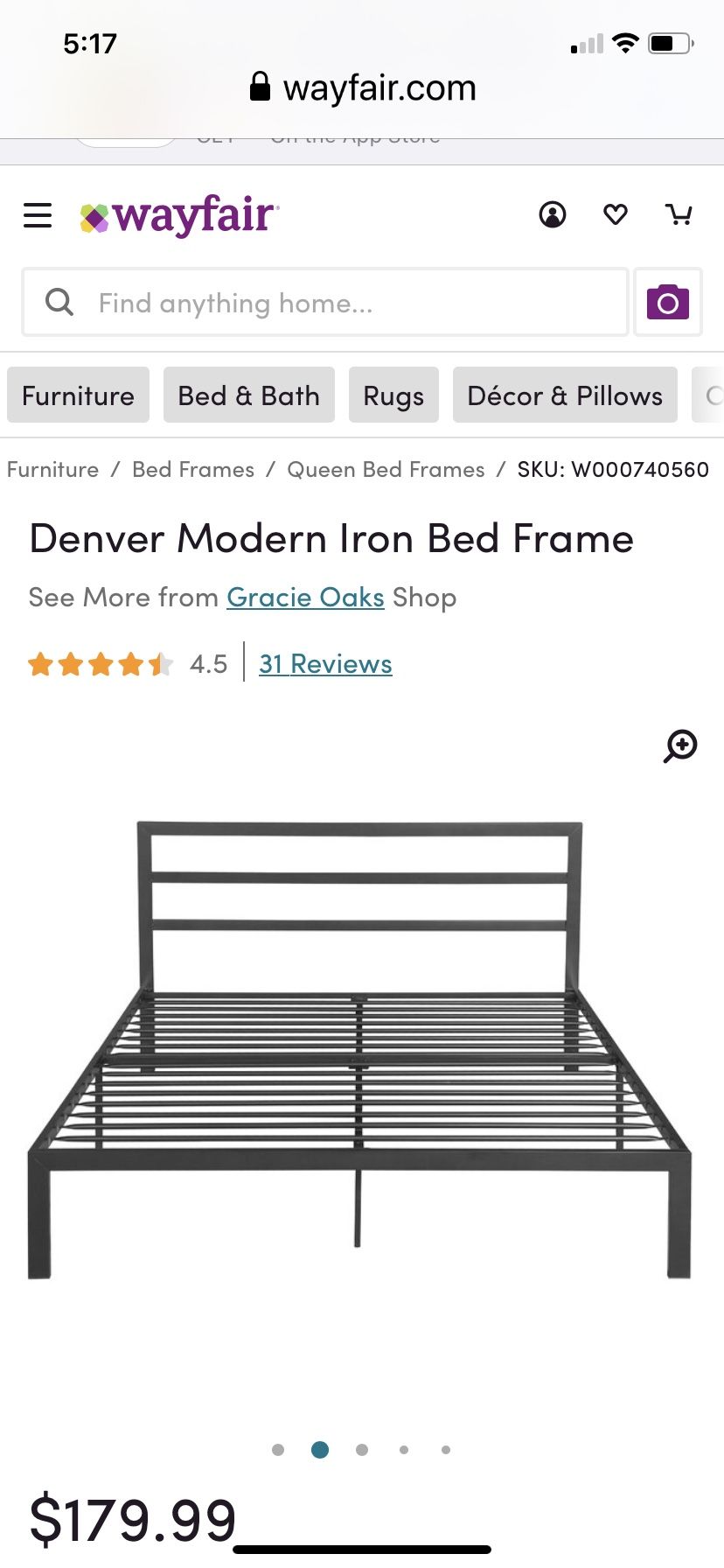 Brand New Queen Bed Frame