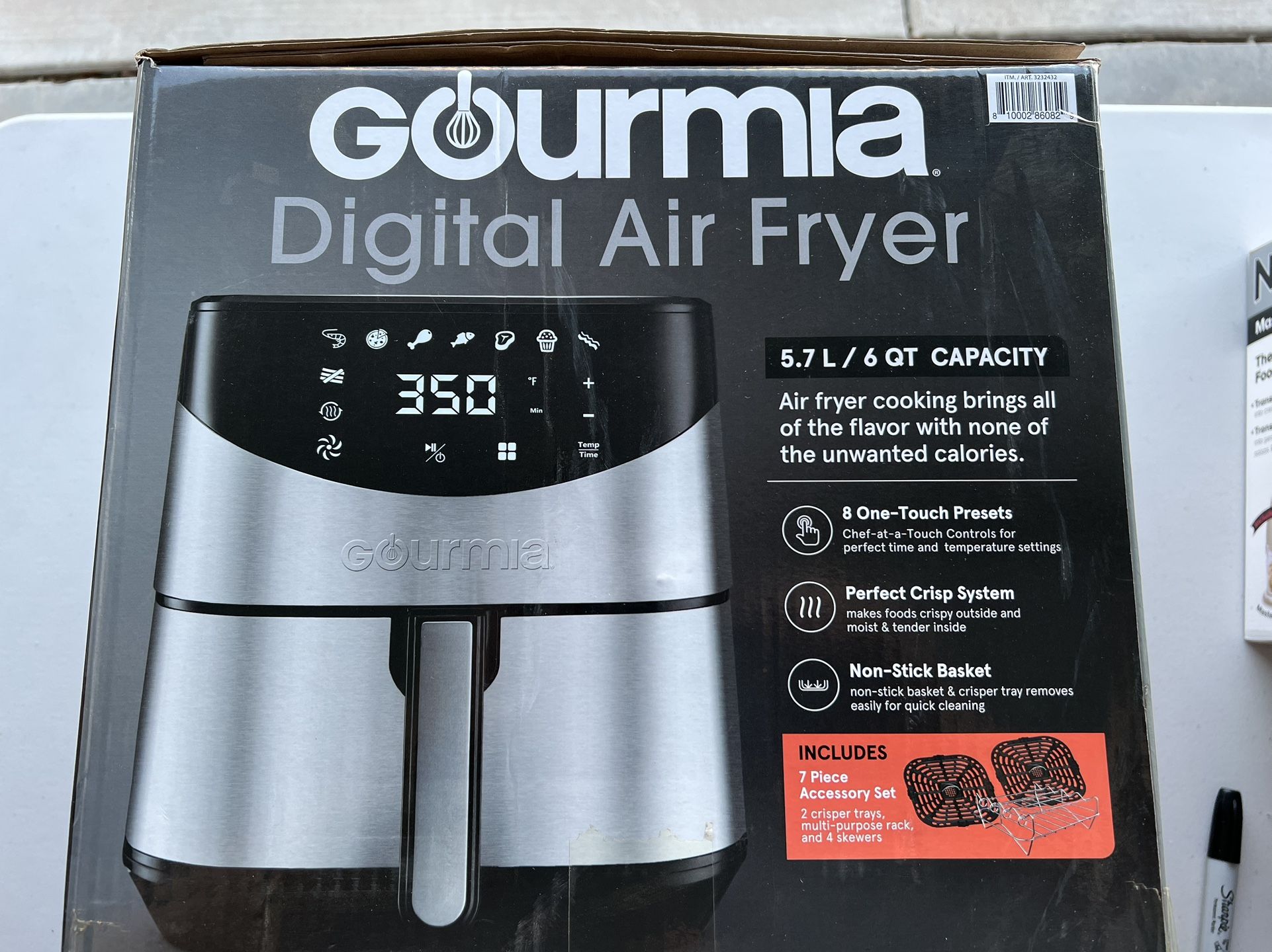 GOURMIA 7-QT DIGITAL AIR FRYER for Sale in Anaheim, CA - OfferUp