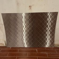 Stainless steel 304 SS fine diamond pattern stove backsplash 