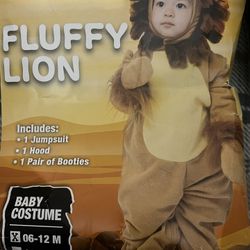 Fluffy lion Custome 