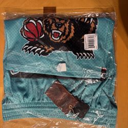 Mitchell And Ness Swingman NBA Shorts 96-97 Teal Grizzlies Size M