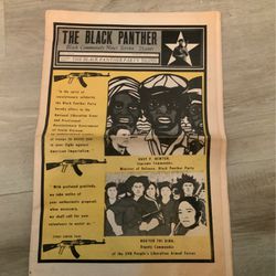 Vintage JAN. 7, 1971 BLACK PANTHER PARTY COMMUNITY NEWS PAPER OAKLAND CALIFORNIA 