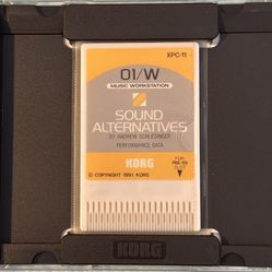KORG 01/W Sound Alternatives Card