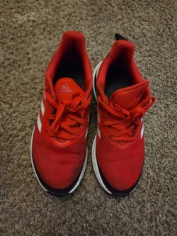 Adidas Sneakers Red And White Size 5.5