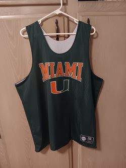 Miami Hurricanes Reversible Basketball Jersey 2XL