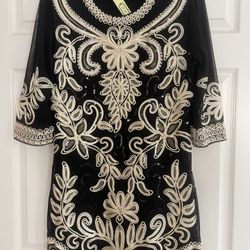 Artistic Embroidered Dress