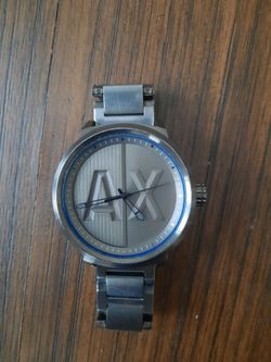 Armani Exchange AX Silver Stainless Steel Watch