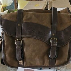 Motorcycle Saddle Bags - Waxed Canvas