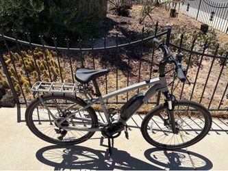 Beige REI CO-OP CTY e2.1 Electric Bike for Masculine Body Types