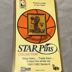 1991-92 Michael Jordan Pin !