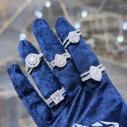 Title: Stunning Halo & Solitaire Engagement Ring Sets 💍