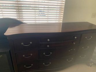 Dresser and mirror