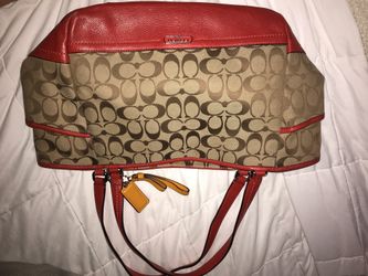 Coach Park Signature Carrie Tote