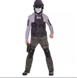 Kids Skull Commando Costume