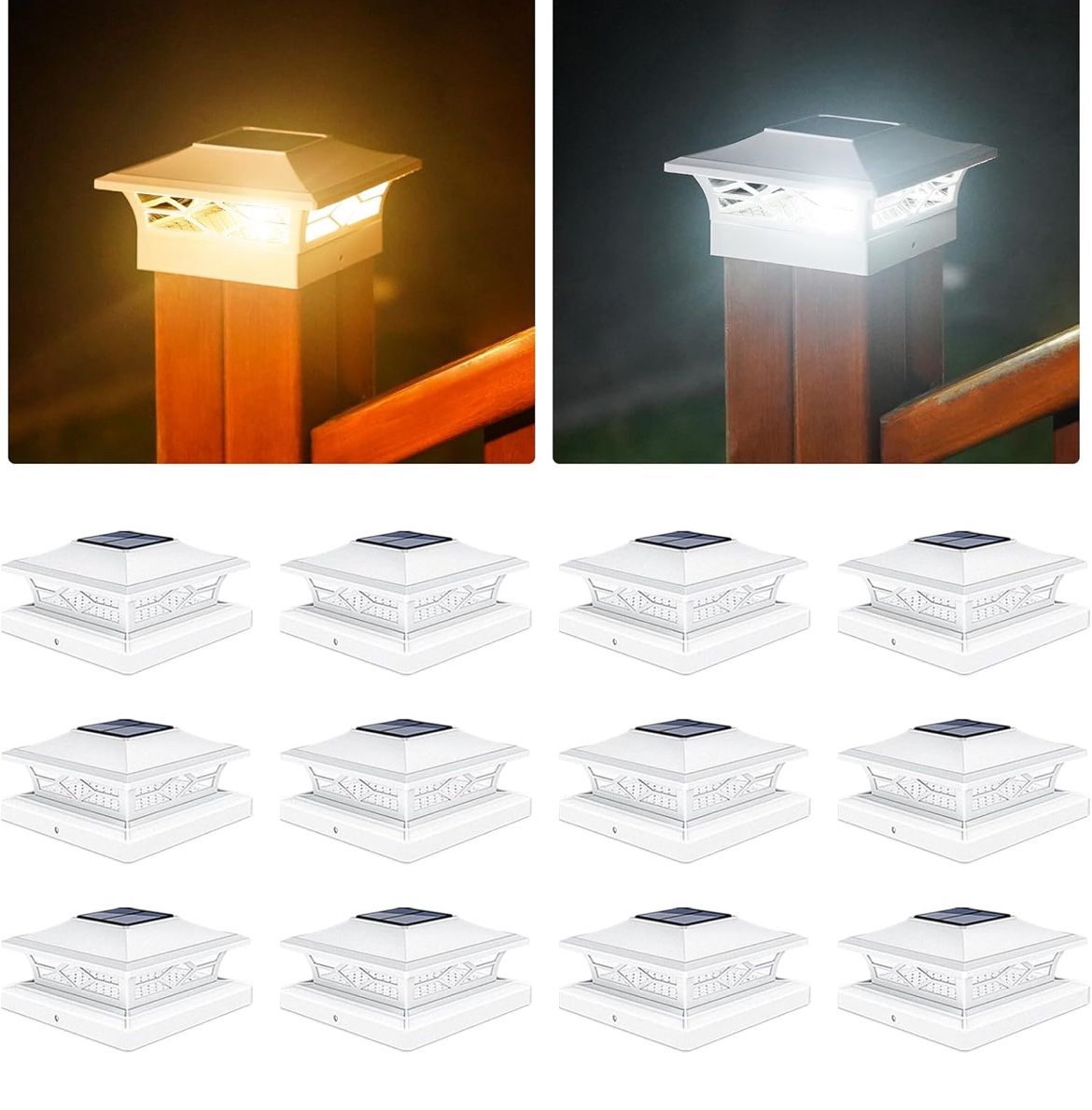 Solar Cap Lights 12pcs