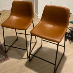 Set Of Two Bar Stools 