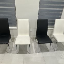 4 Modern Dinner Table Chairs