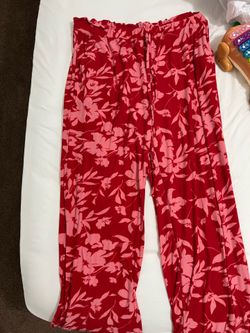 Red leggings