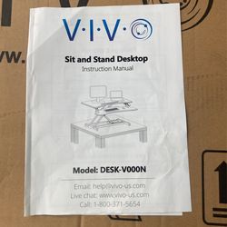 Sit And Stand Desktop