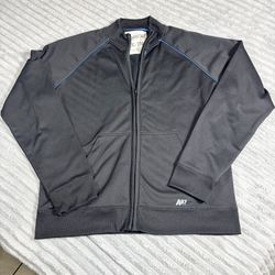 Aéropostale 87 Track Jacket Men's 2xL Black Raglan Sleeve Mock Neck Full Zip