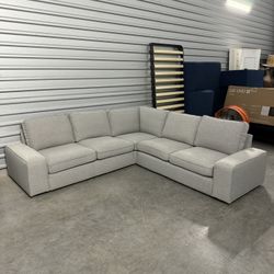 Gray Ikea Kivik Corner Sectional
