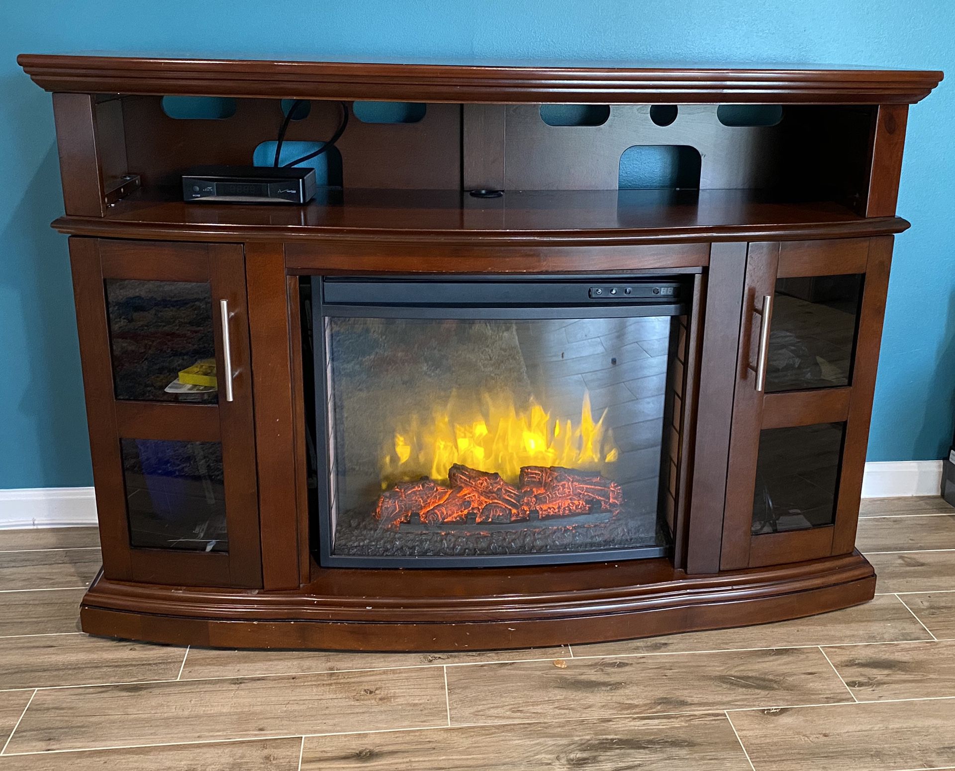 Bouvier TV Stand for TVs up to 60” w/electric fireplace