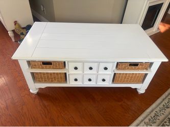 Beautiful white coffee table