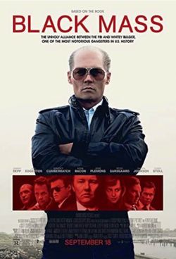 Black Mass Movie Poster 24 x 36 Inches Full Sized Print Plexiglass Framed & Ready for Display
